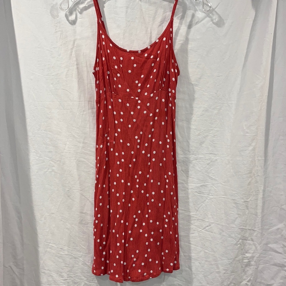 Polka dot shift dress